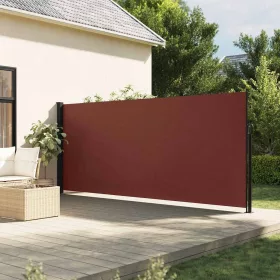 barna behúzható oldalsó napellenző 160 x 500 cm