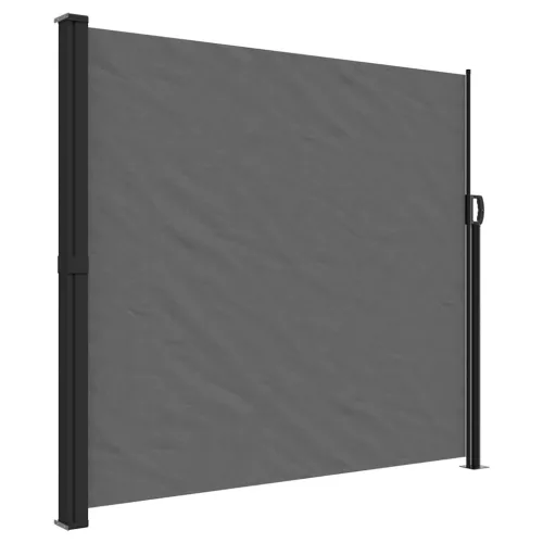  antracitszürke behúzható oldalsó napellenző 180 x 500 cm