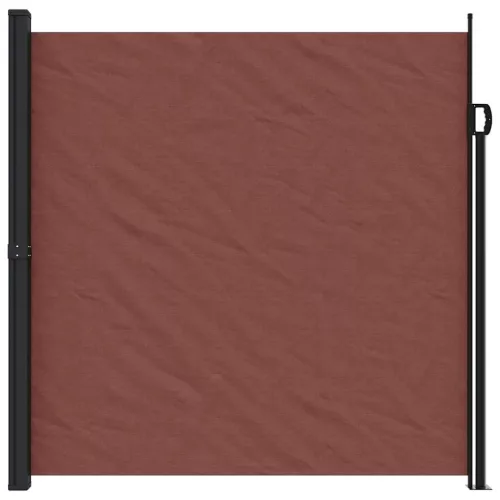  barna behúzható oldalsó napellenző 200 x 500 cm