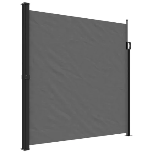 antracitszürke behúzható oldalsó napellenző 200 x 500 cm