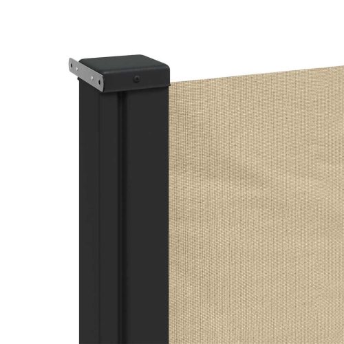  bézs behúzható oldalsó napellenző 120 x 600 cm
