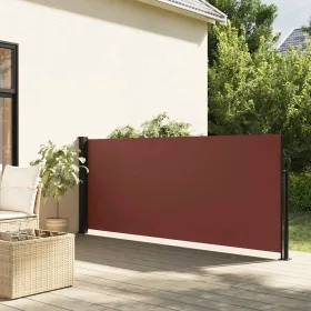  barna behúzható oldalsó napellenző 140 x 600 cm