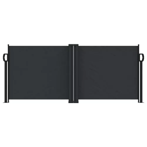  fekete behúzható oldalsó napellenző 100 x 1000 cm