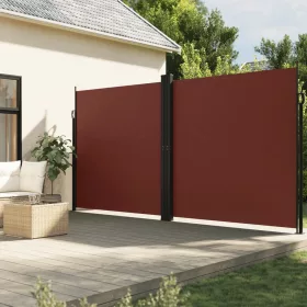  barna behúzható oldalsó napellenző 200 x 1000 cm