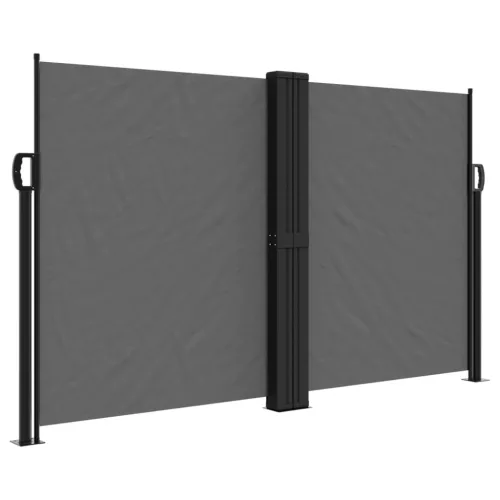  antracitszürke behúzható oldalsó napellenző 140x1200 cm