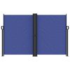  kék behúzható oldalsó napellenző 160 x 1200 cm