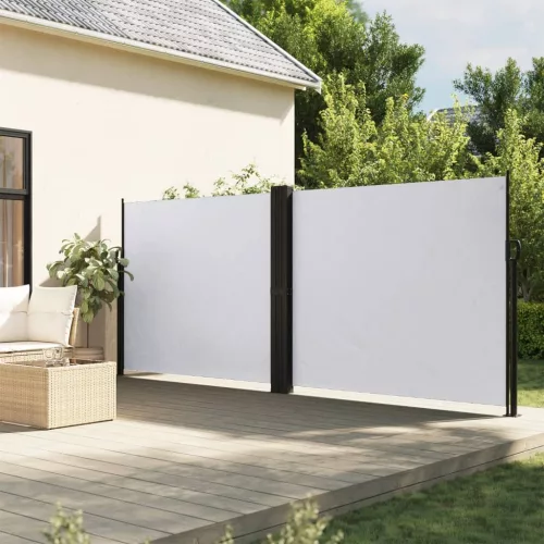  fehér behúzható oldalsó napellenző 160 x 1200 cm