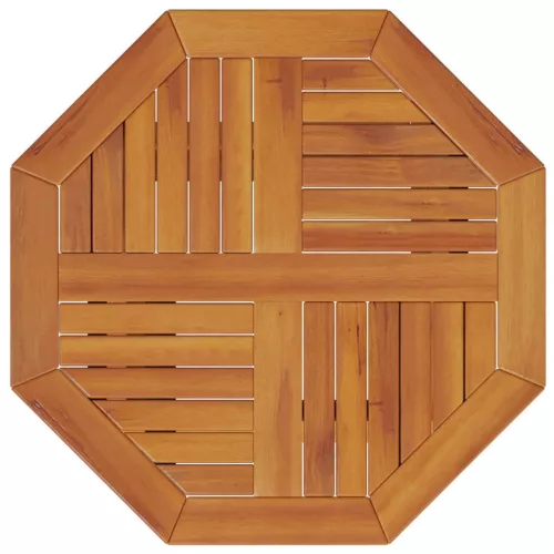  tömör akácfa összecsukható kerti asztal Ø60 x 75 cm