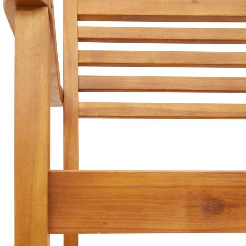  2 db tömör akácfa kerti szék 59 x 55 x 85 cm