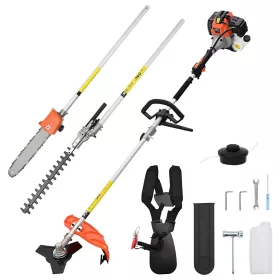    bozótvágó 4 az 1-ben funkció narancssárga 52 cc 1,45 kW