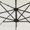  fehér kerti napernyő acél rúddal 246 x 246 x 230 cm