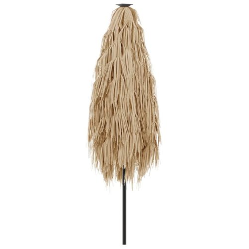  barna kerti napernyő LED-del és acél rúddal 268 x 268 x 226 cm