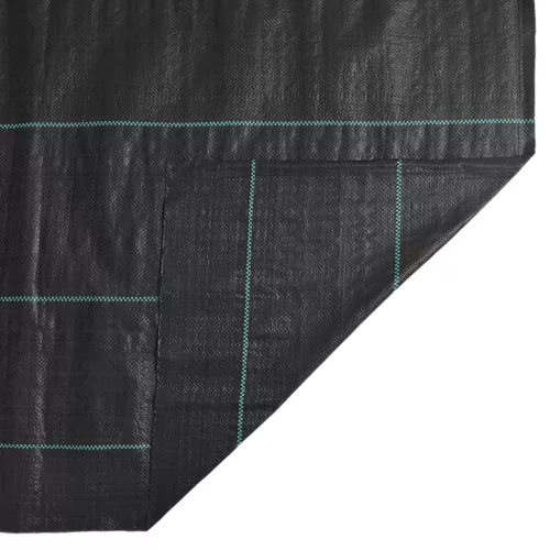  fekete PP talajtakaró membrán 2x50 m