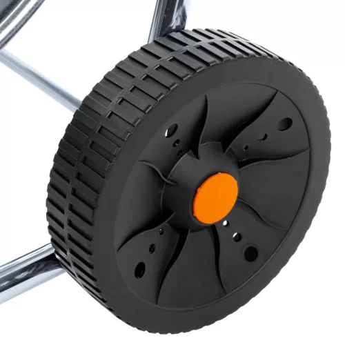  acél kerekes tömlődob 80 m 3/4 tömlőhöz"