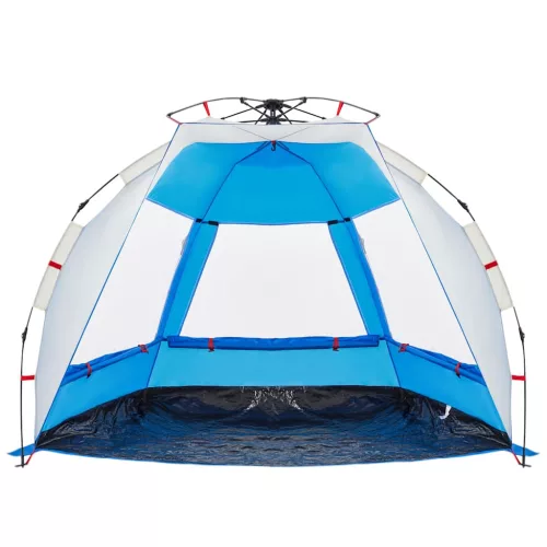  2 személyes azúrkék vízálló gyorskioldó strandsátor