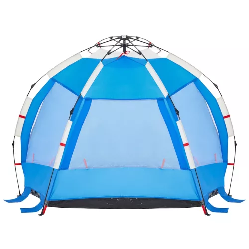  2 személyes azúrkék vízálló gyorskioldó strandsátor