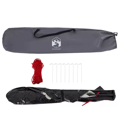  2 személyes szürke vízálló gyorskioldó strandsátor