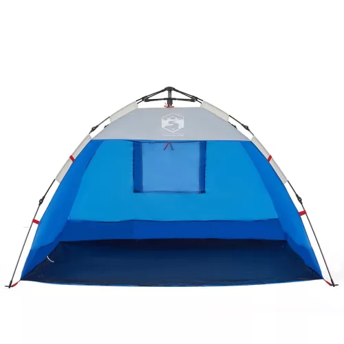  2 személyes azúrkék vízálló gyorskioldó strandsátor