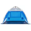  2 személyes azúrkék vízálló gyorskioldó strandsátor