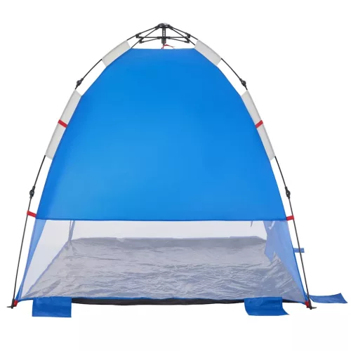  2 személyes azúrkék vízálló gyorskioldó strandsátor