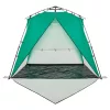  4 személyes tengerzöld vízálló felugró strandsátor