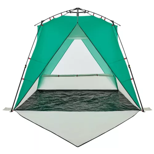  4 személyes tengerzöld vízálló felugró strandsátor