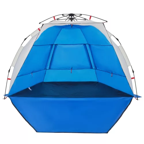  2 személyes azúrkék vízálló gyorskioldó strandsátor