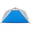  3 személyes azúrkék vízálló felugró strandsátor