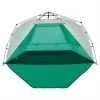  3 személyes tengerzöld vízálló felugró strandsátor