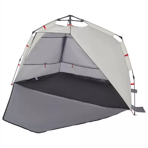  3 személyes szürke vízálló felugró strandsátor