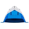  3 személyes azúrkék vízálló felugró strandsátor