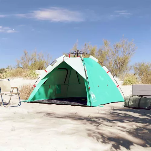  3 személyes tengerzöld vízálló felugró strandsátor