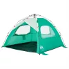  3 személyes tengerzöld vízálló felugró strandsátor