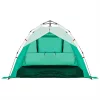  3 személyes tengerzöld vízálló felugró strandsátor