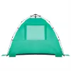  3 személyes tengerzöld vízálló felugró strandsátor