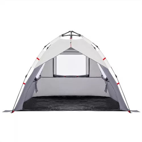  3 személyes szürke vízálló felugró strandsátor