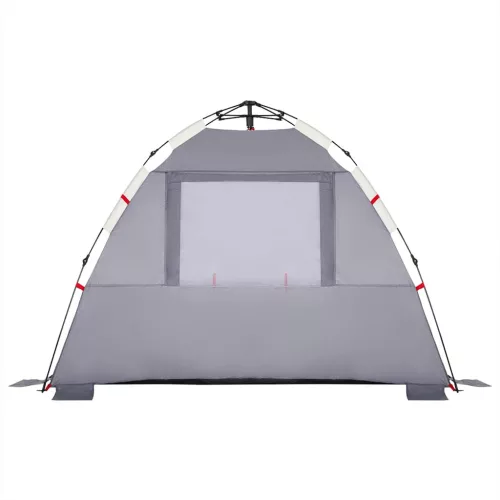  3 személyes szürke vízálló felugró strandsátor