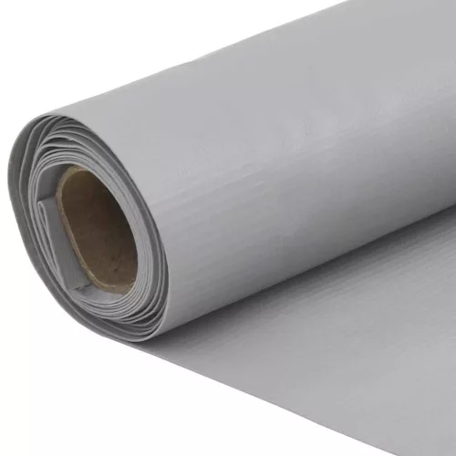  szürke PVC belátás elleni erkélyparaván 300x75 cm