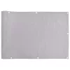  szürke PVC belátás elleni erkélyparaván 400x75 cm