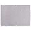  szürke PVC belátás elleni erkélyparaván 500x75 cm