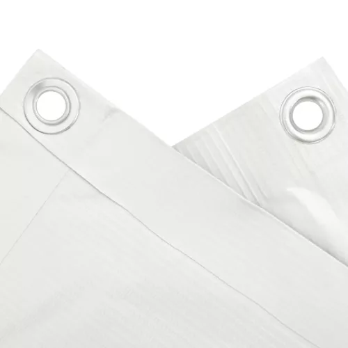  fehér PVC belátás elleni erkélyparaván 300x75 cm