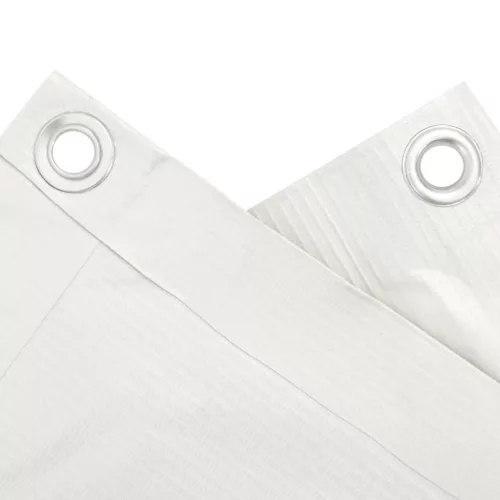  fehér PVC belátás elleni erkélyparaván 500x75 cm