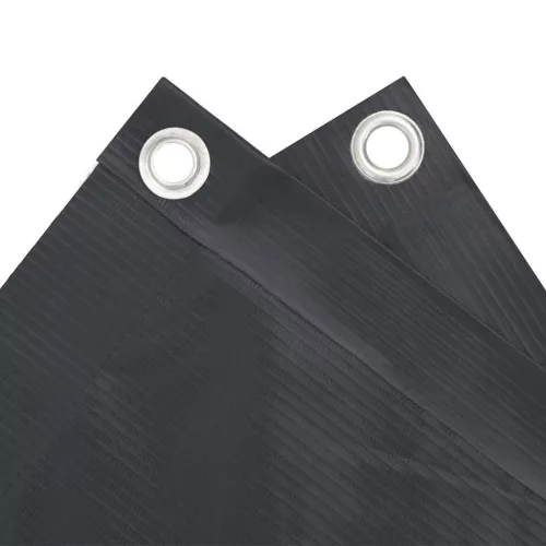  antracitszürke PVC belátás elleni erkélyparaván 500x90 cm