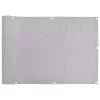  szürke PVC belátás elleni erkélyparaván 400x90 cm