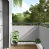  szürke PVC belátás elleni erkélyparaván 300x120 cm