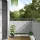  szürke PVC belátás elleni erkélyparaván 600x120 cm