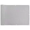  szürke PVC belátás elleni erkélyparaván 600x120 cm