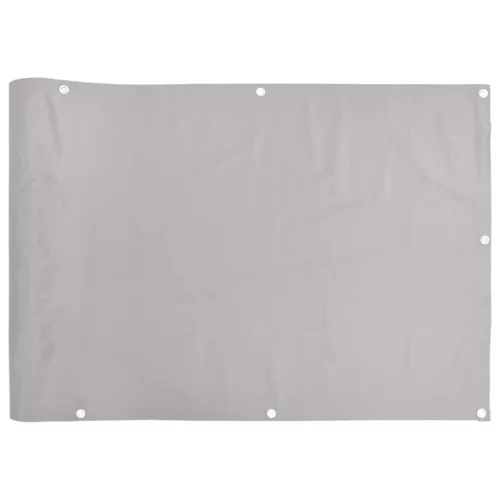  szürke PVC belátás elleni erkélyparaván 700x120 cm