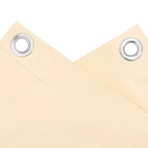  krémszínű PVC belátás elleni erkélyparaván 300x120 cm