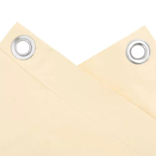  krémszínű PVC belátás elleni erkélyparaván 400x120 cm